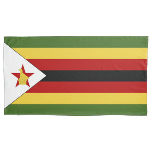 Zimbabwe flag pillowcase