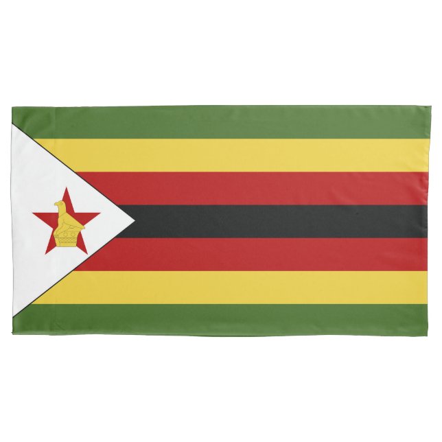 Zimbabwe flag pillowcase (Front)
