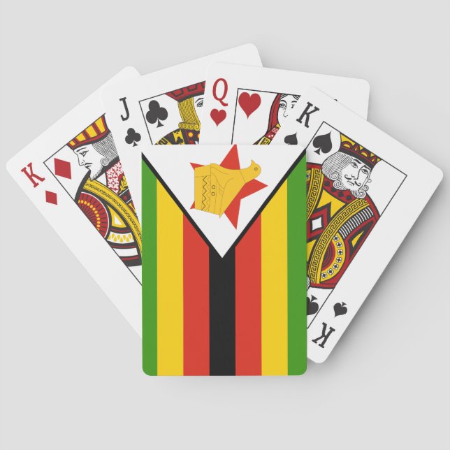 Zimbabwe Flag Playing Cards (Back)