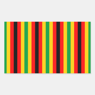 Zimbabwe flag stripes lines country colours sticker