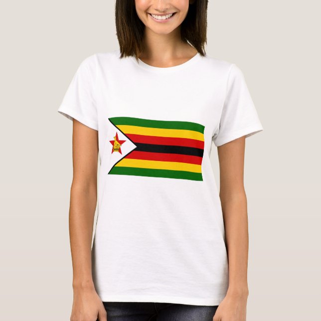 Zimbabwe Flag T-Shirt (Front)