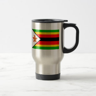 Zimbabwe Flag Travel Mug