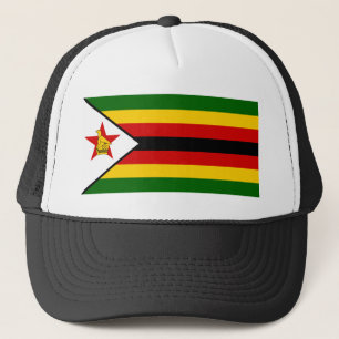 Zimbabwe Flag Trucker Hat
