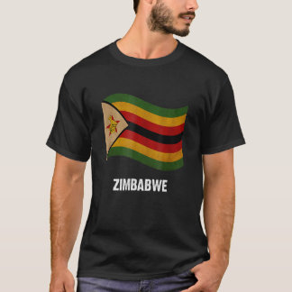 Zimbabwe Flag Vintage Zimbabwean Pride T-Shirt