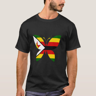 Zimbabwe Flag Zimbabwean Pride Zimbabwean Roots Bu T-Shirt