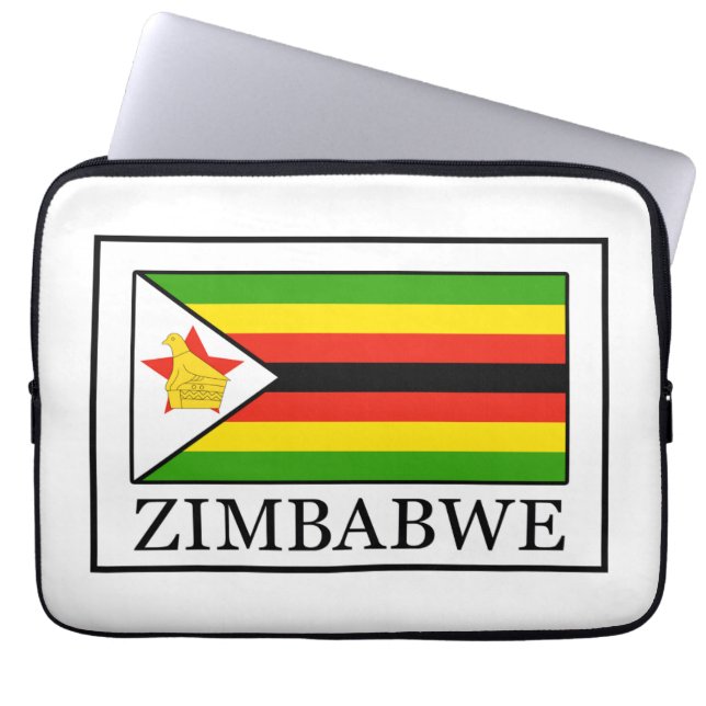 Zimbabwe laptop sleeve (Front)