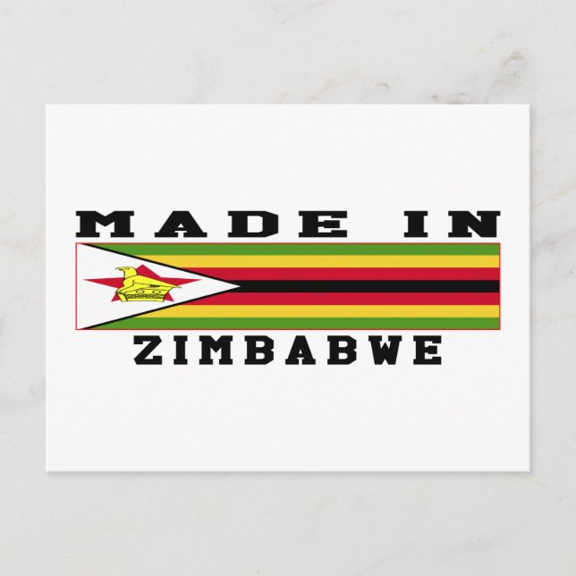 Zimbabwe Made In Designs Postcard (Front)