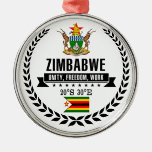 Zimbabwe Metal Ornament