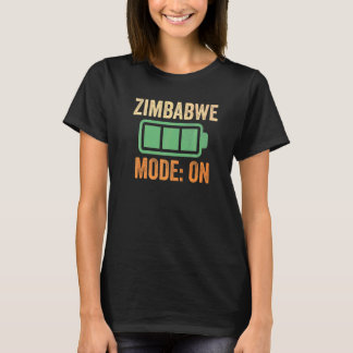 Zimbabwe Mode On Battery T-Shirt