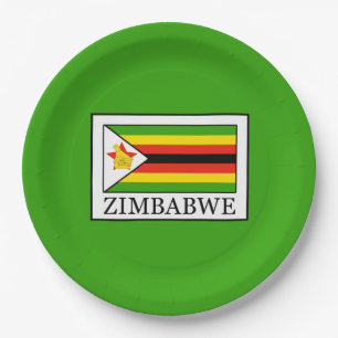 Zimbabwe Paper Plate
