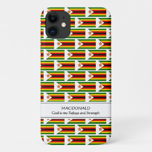 ZIMBABWE Personalized Scripture Refuge & Strength iPhone 11 Case