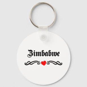 Zimbabwe Tattoo Style Keychain