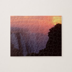 Zimbabwe, Victoria Falls National Park. Misty Jigsaw Puzzle