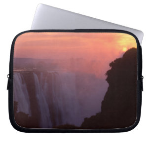 Zimbabwe, Victoria Falls National Park. Misty Laptop Sleeve