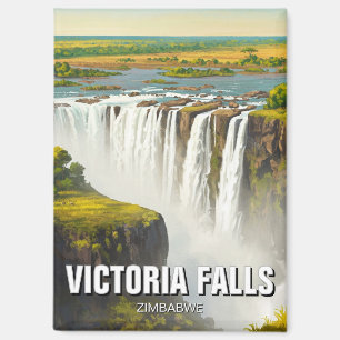 Zimbabwe Victoria Falls Travel Magnet