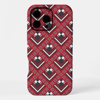 Zimbabwean Retso African Retro Mudcloth Print iPhone 16 Pro Max Case