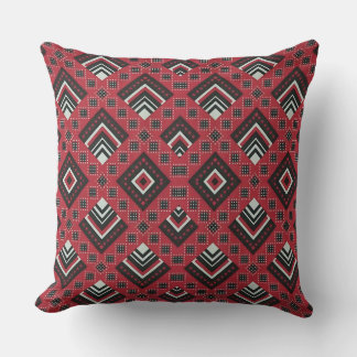 Zimbabwean Traditional Jira reRetso African Print  Throw Pillow