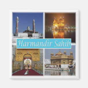 zIN014 GOLDEN TEMPLE AMRITSAR, India, Asia, Fridge Magnet