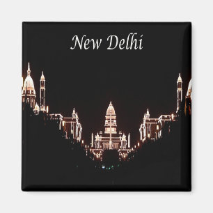 zIN021 New Delhi RASHTRAPATI BHAVAN, India, Fridge Magnet