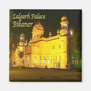 zIN030 LALGARH PALACE BIKANER, India, Fridge Magnet
