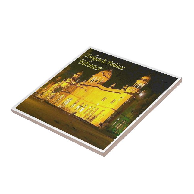 zIN030 LALGARH PALACE BIKANER, India, Tile (Side)