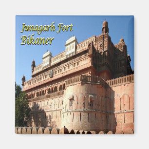 zIN031 JUNAGARH FORT BIKANER, India, Fridge Magnet