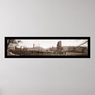 Zinc Miners, WI Photo 1915 Poster