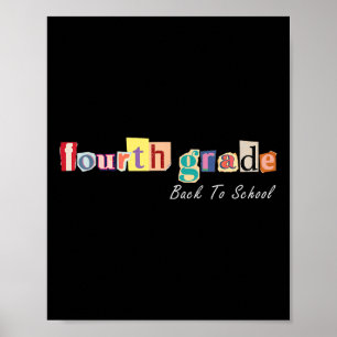 Zine Letter Fourth Grade Teacher Kids Back To Scho Poster