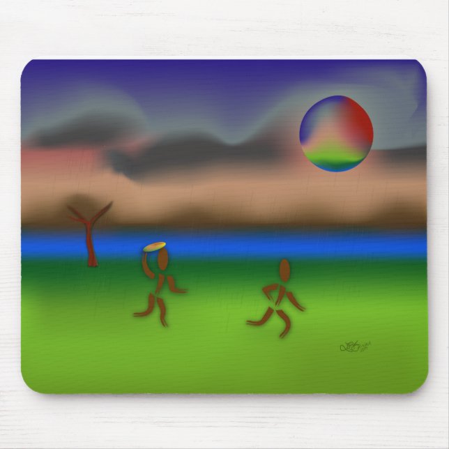 Zinglees ~ April Mouse Pad (Front)