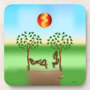 Zinglees ~ August Coaster