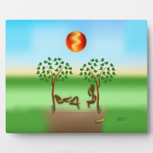 Zinglees ~ August Plaque