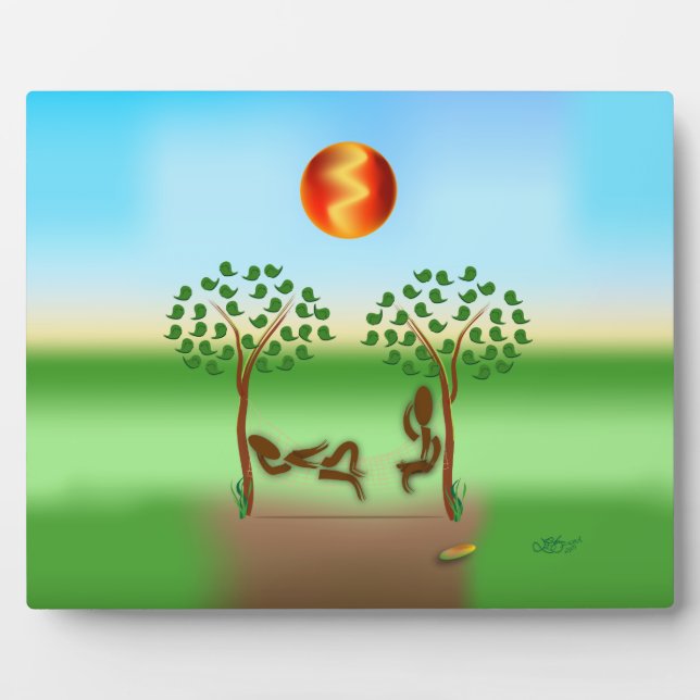 Zinglees ~ August Plaque (Front)