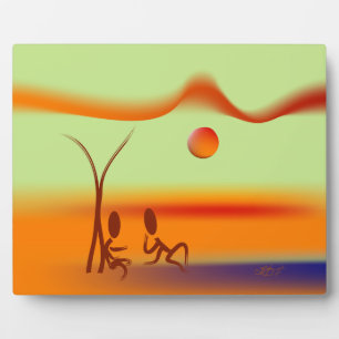 Zinglees ~ Chatting Plaque