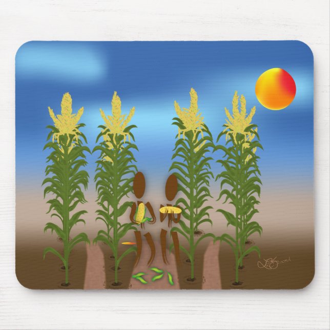 Zinglees ~ Corn Mouse Pad (Front)