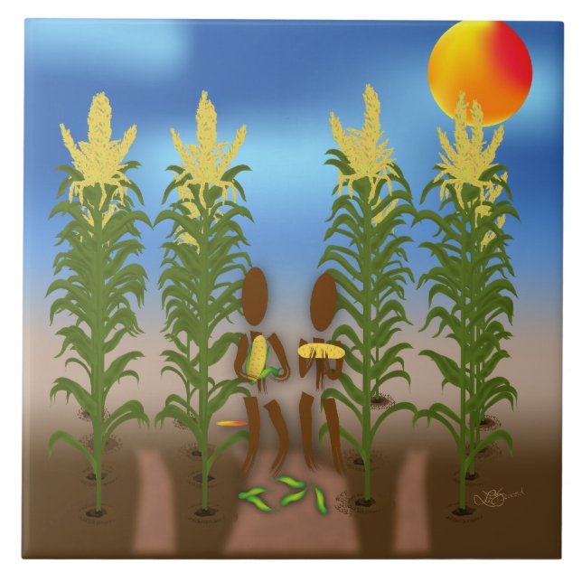 Zinglees ~ Corn Tile (Front)