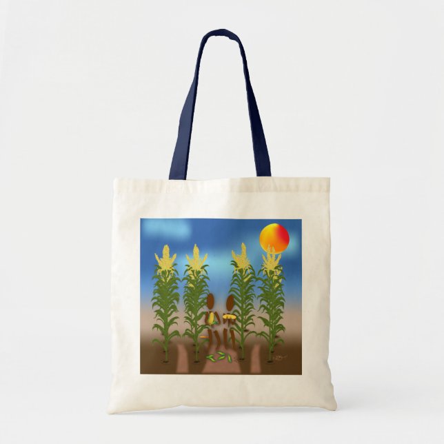Zinglees ~ Corn Tote Bag (Front)