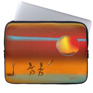 Zinglees ~ Disc Chase 2 Laptop Sleeve