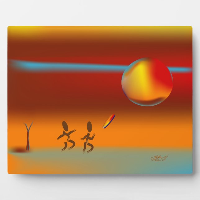 Zinglees ~ Disc Chase 2 Plaque (Front)