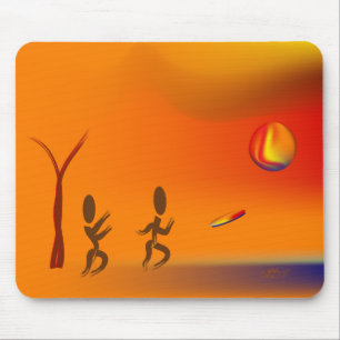 Zinglees ~ Disc Chase Mouse Pad