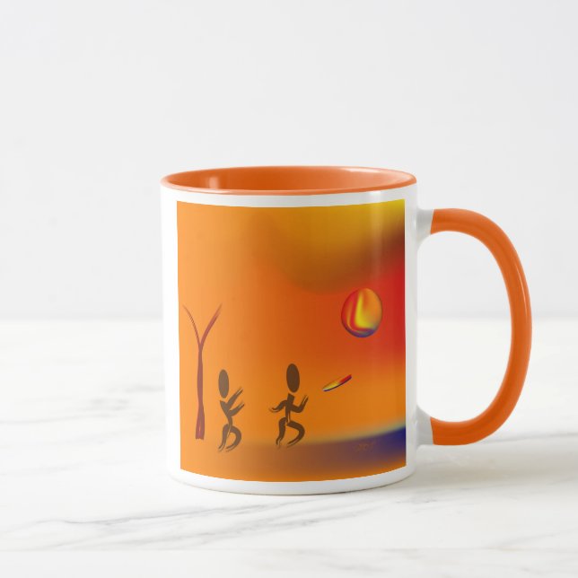 Zinglees ~ Disc Chase Mug (Right)
