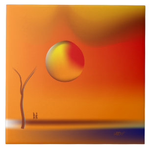Zinglees ~ Far Away Tile