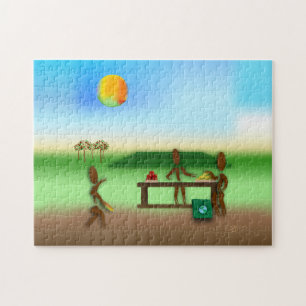 Zinglees ~ Farmer's Market Jigsaw Puzzle