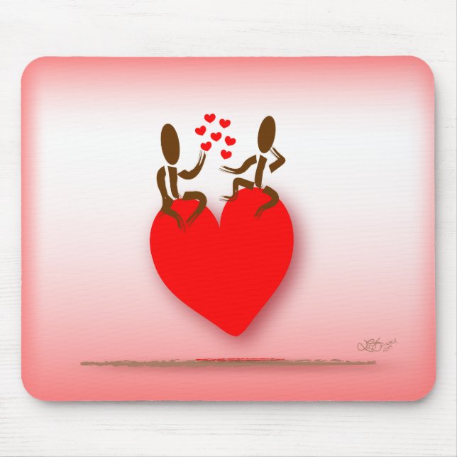 Zinglees ~ February Mouse Pad (Front)