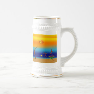 Zinglees ~ Landing Beer Stein