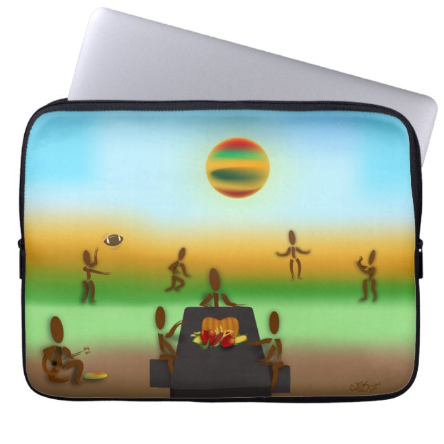 Zinglees ~ November Laptop Sleeve (Front)