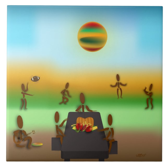 Zinglees ~ November Tile (Front)