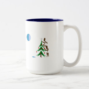 Zinglee's ~ Place the Star Two-Tone Coffee Mug