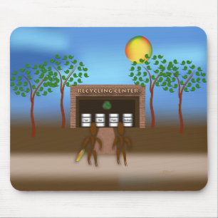 Zinglees ~ Recycling Mouse Pad
