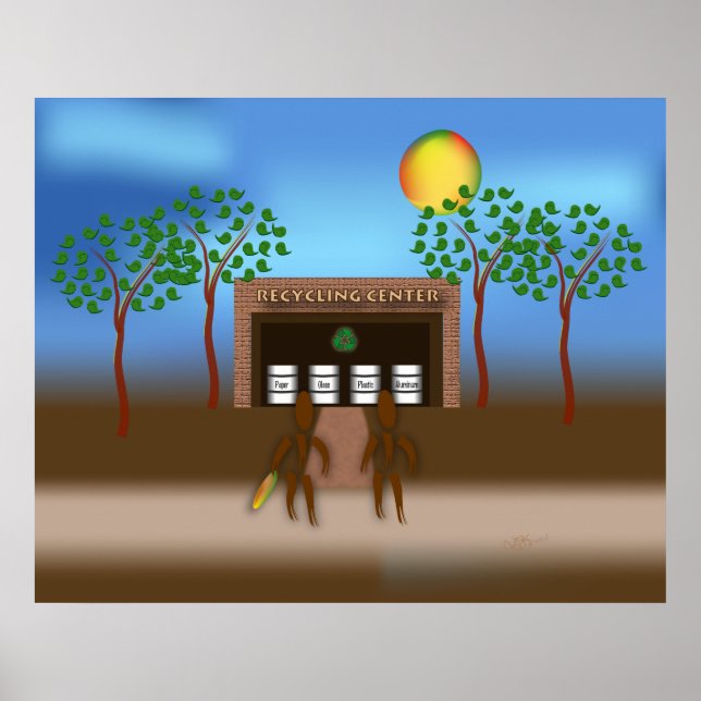 Zinglees ~ Recycling Poster (Front)