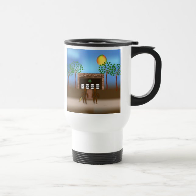 Zinglees ~ Recycling Travel Mug (Right)